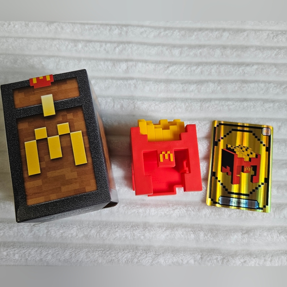 Minecraft Redstone Ore Figure and Card